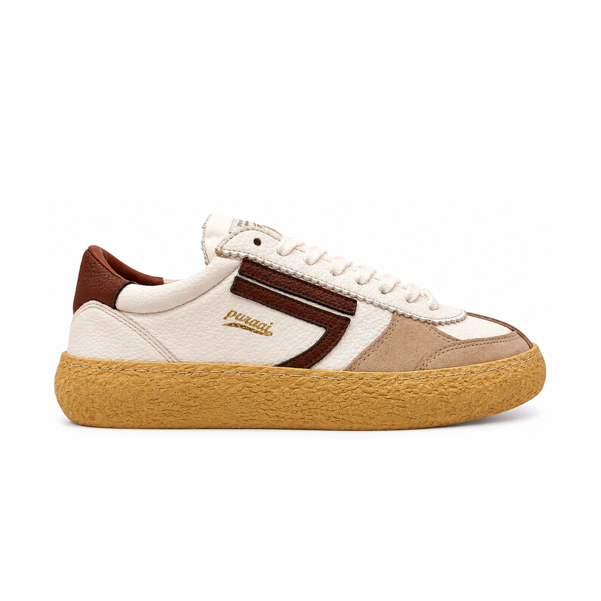 Scarpe Vintage Uomo Cognac