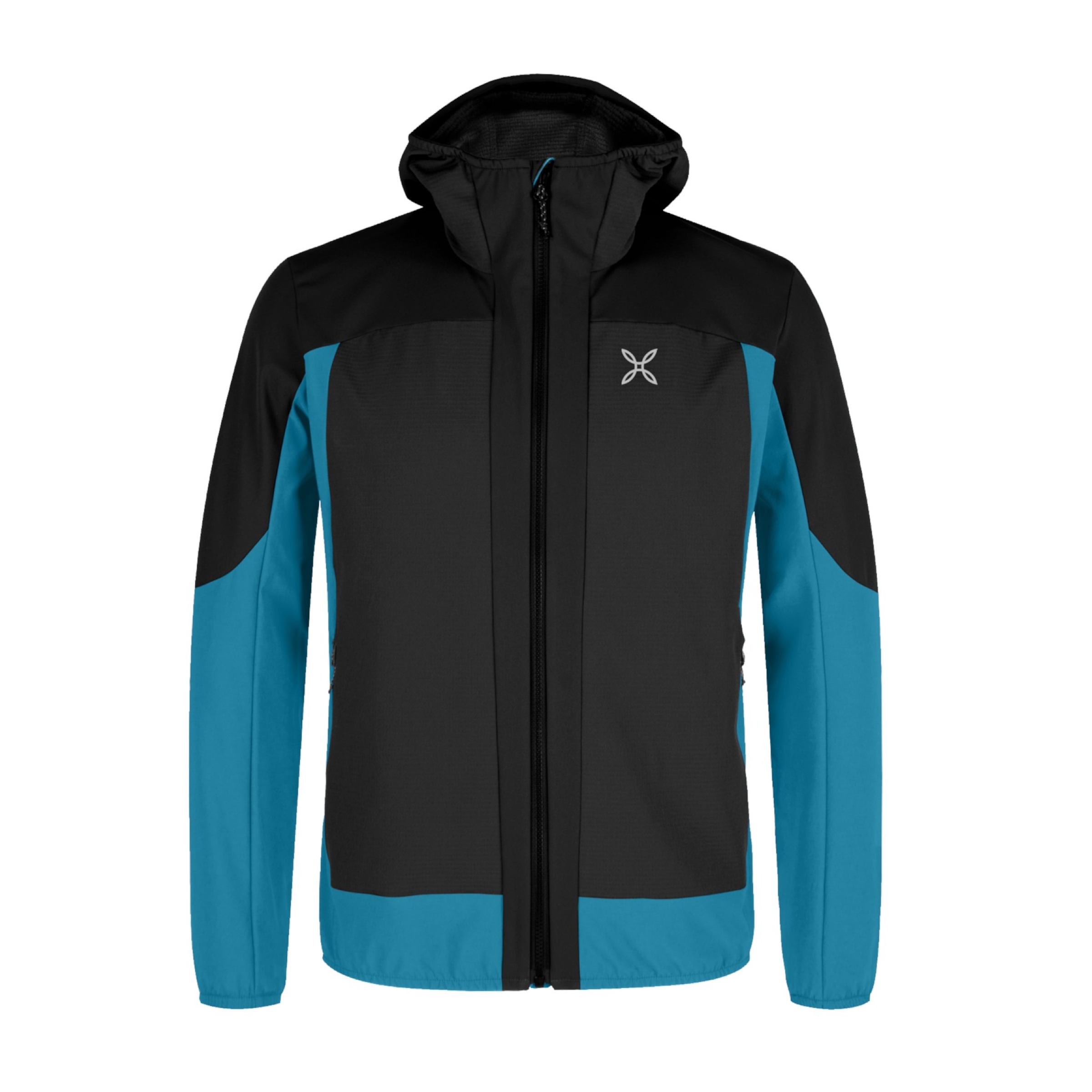 Giacca Dolomiti Wind Hooded Uomo Black/Steel Blue