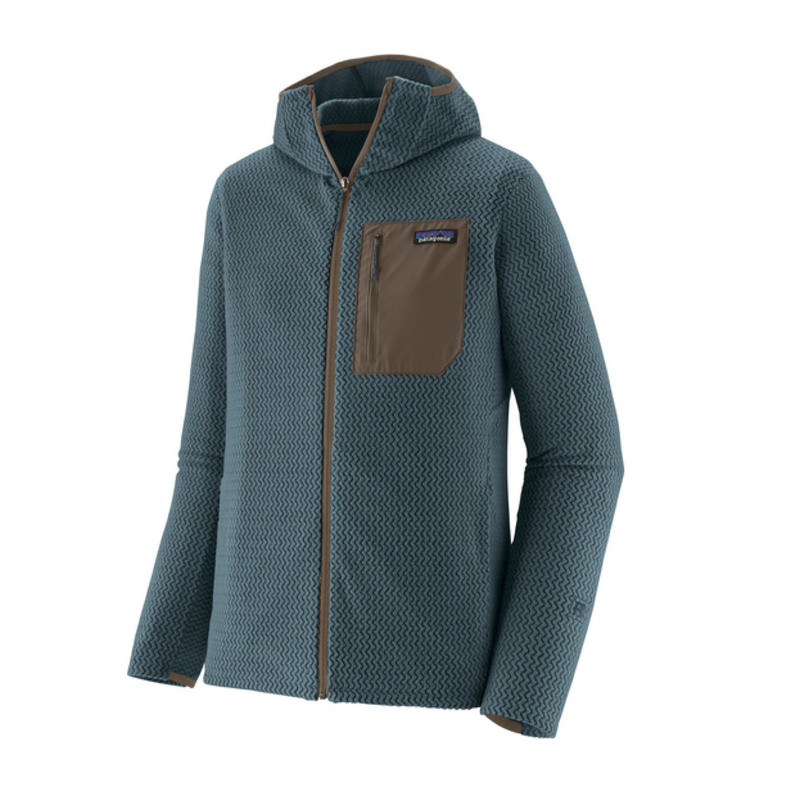 Men's R1 Air Full-Zip Hoody Jumper Summit Blue