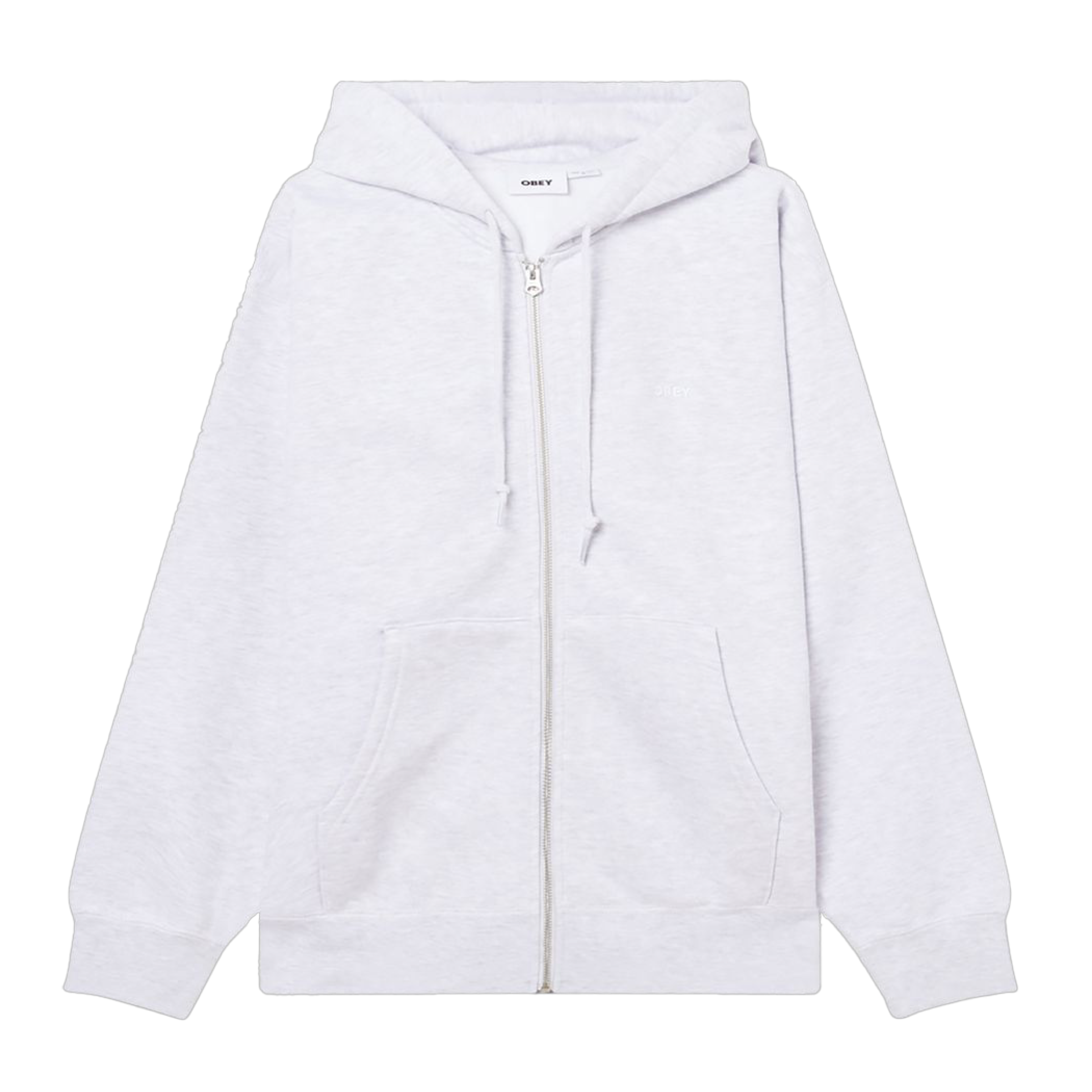 Men's Works Bold Zip Sweater Ash Grey