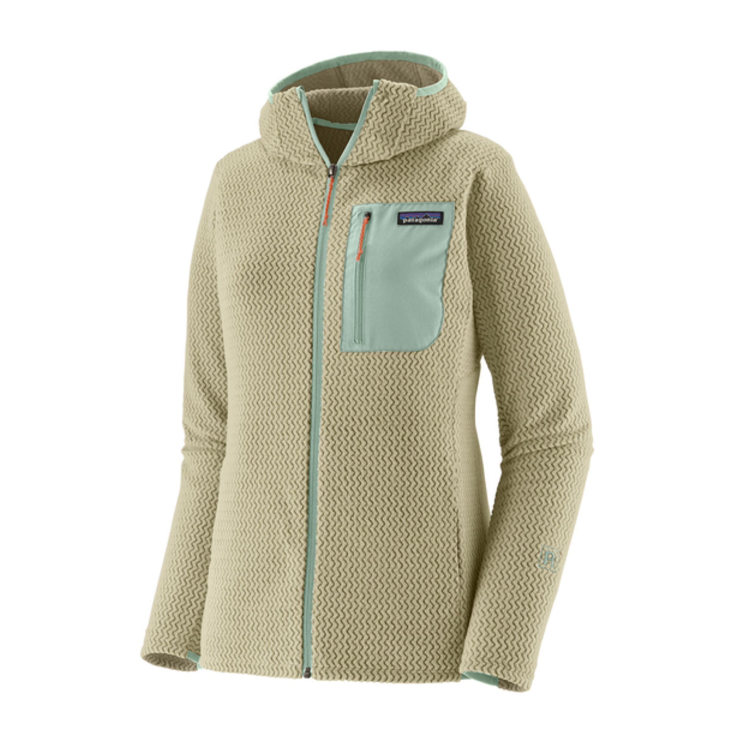 Maglia R1 Air Full-Zip Hoody Donna Weathered Stone