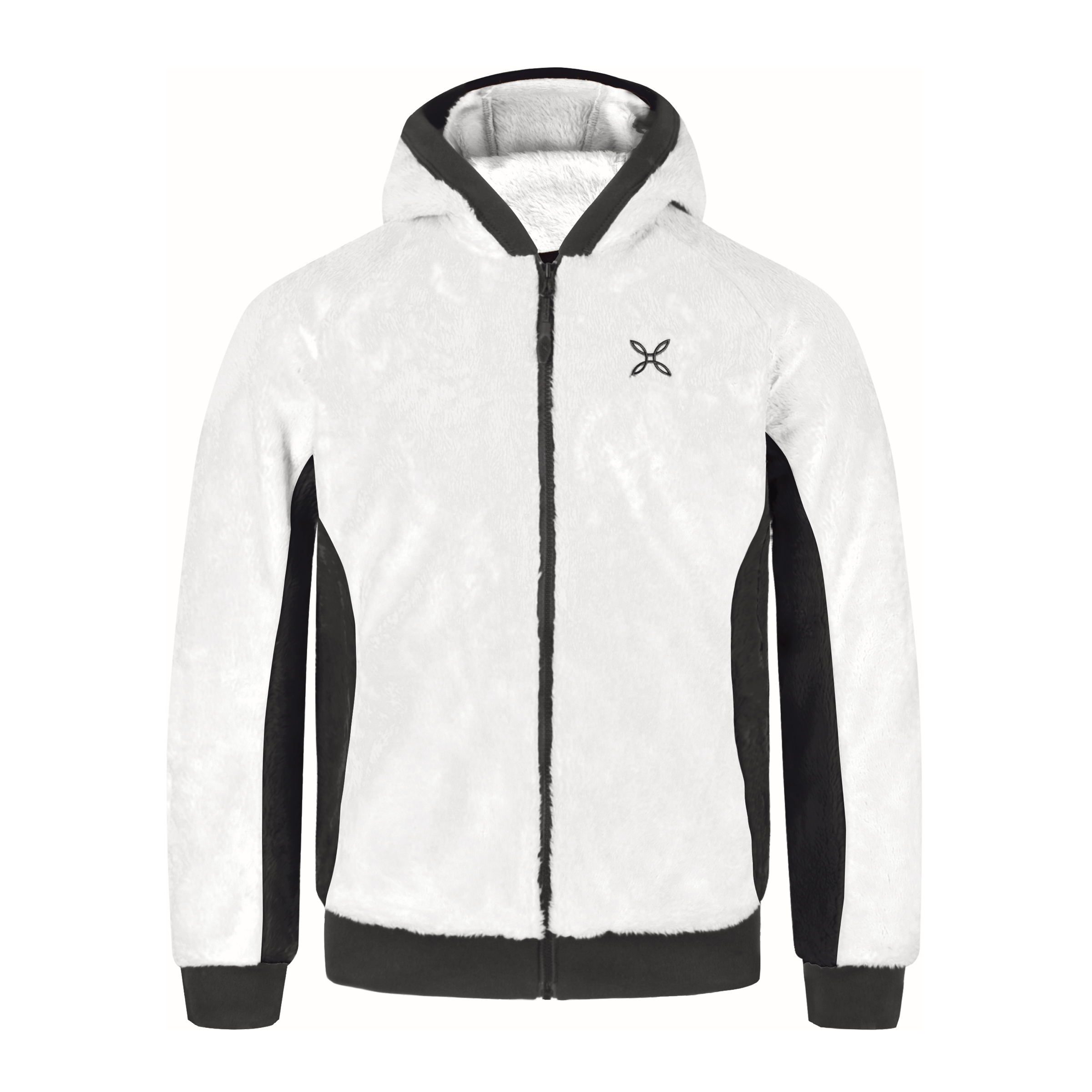Maglia Track Hooded Junior White