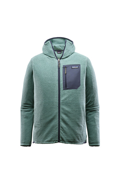 Men's R1 Air Full-Zip Hoody Sweater Blue Sage