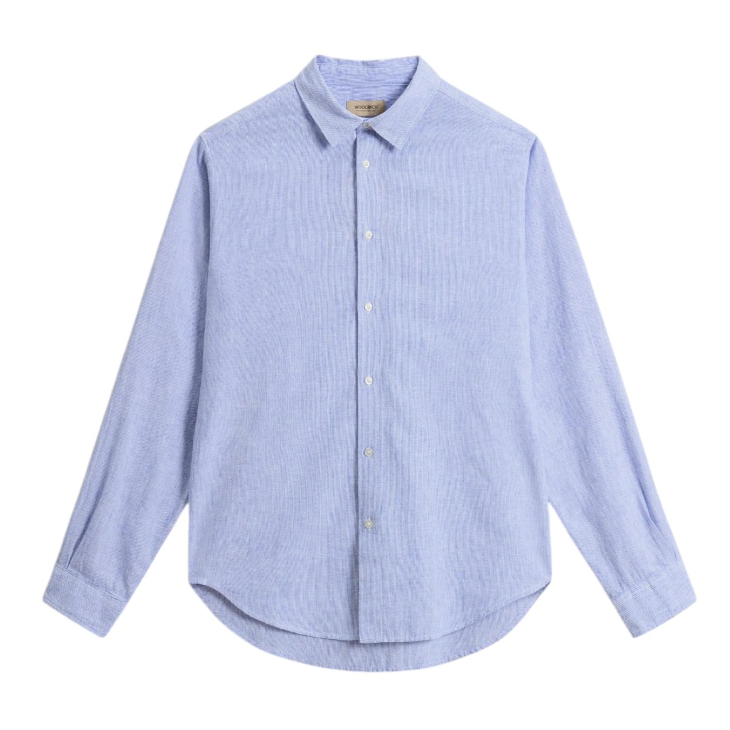 Camisa Linen Stripe Hombre Grisaille