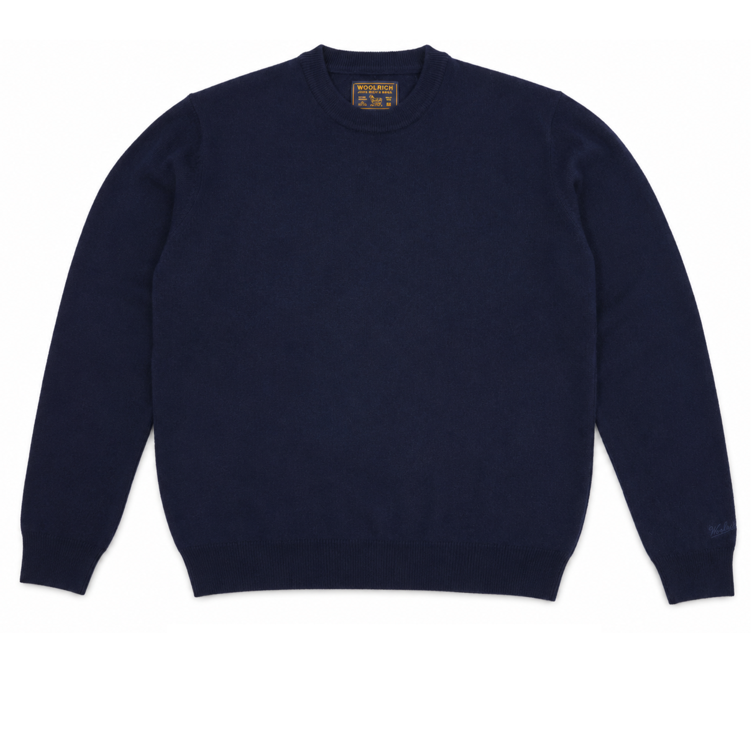 Maglia Lambswool Uomo Melton Blue