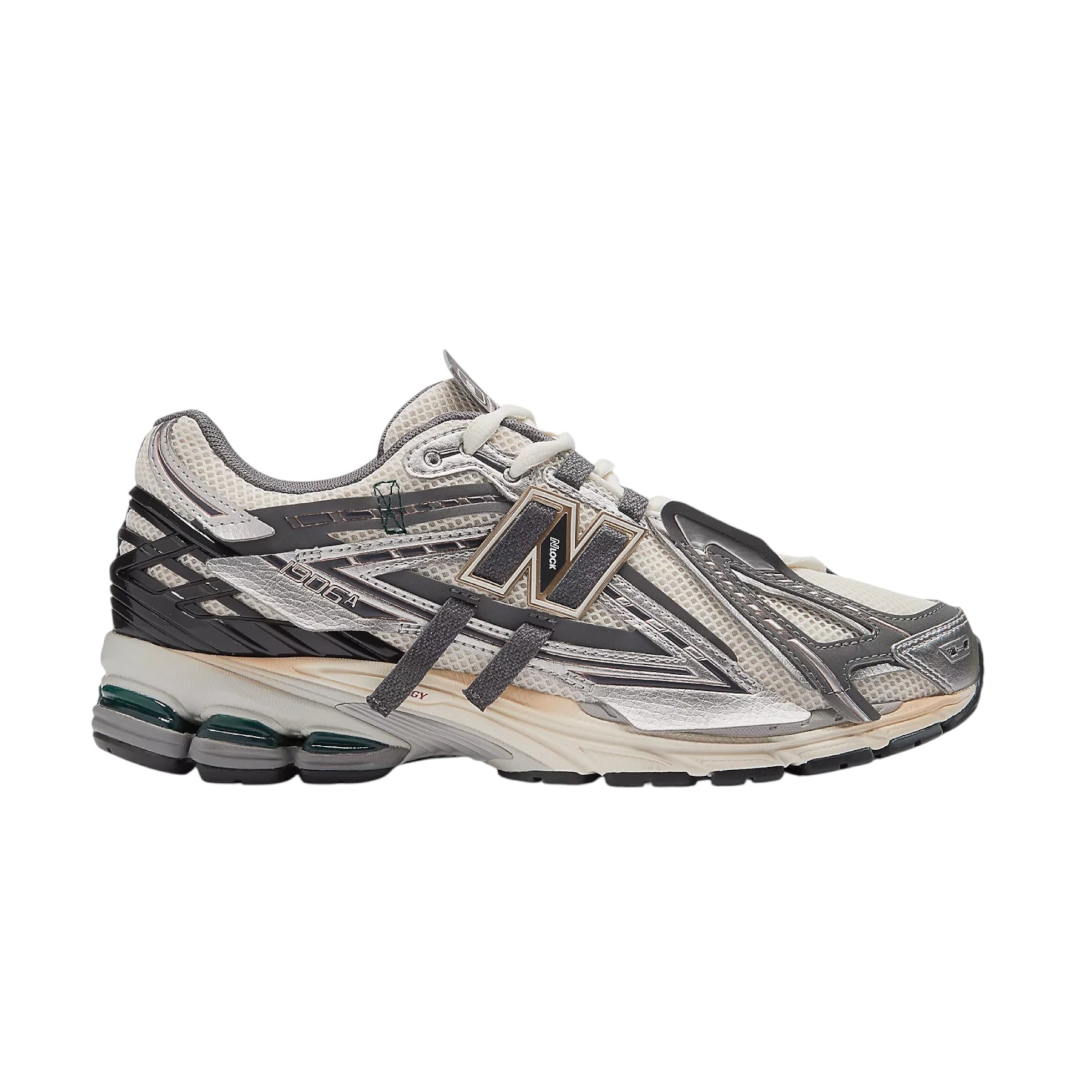 Mann 1906A Schuhe Silver Metallic/Castlerock