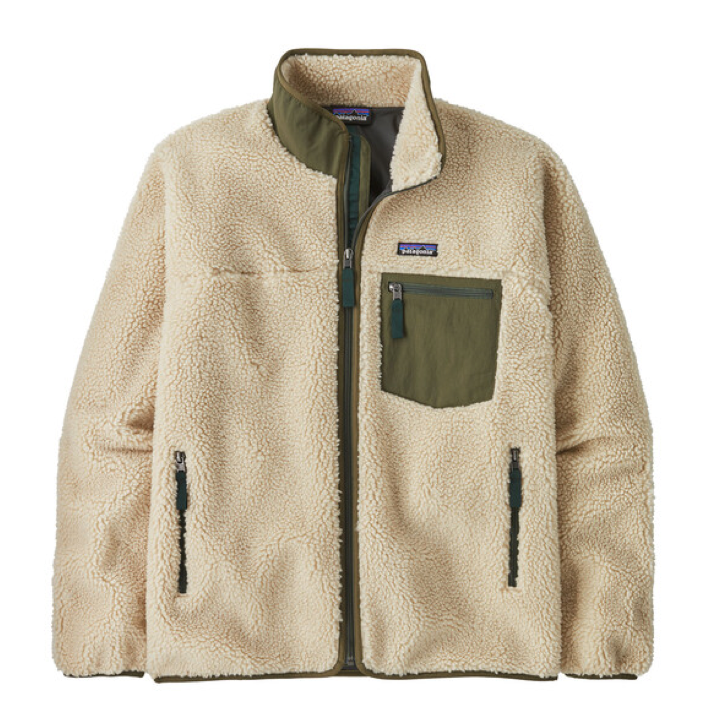 Giacca Classic Retro-X Fleece Uomo Dark Natural/Basin Green
