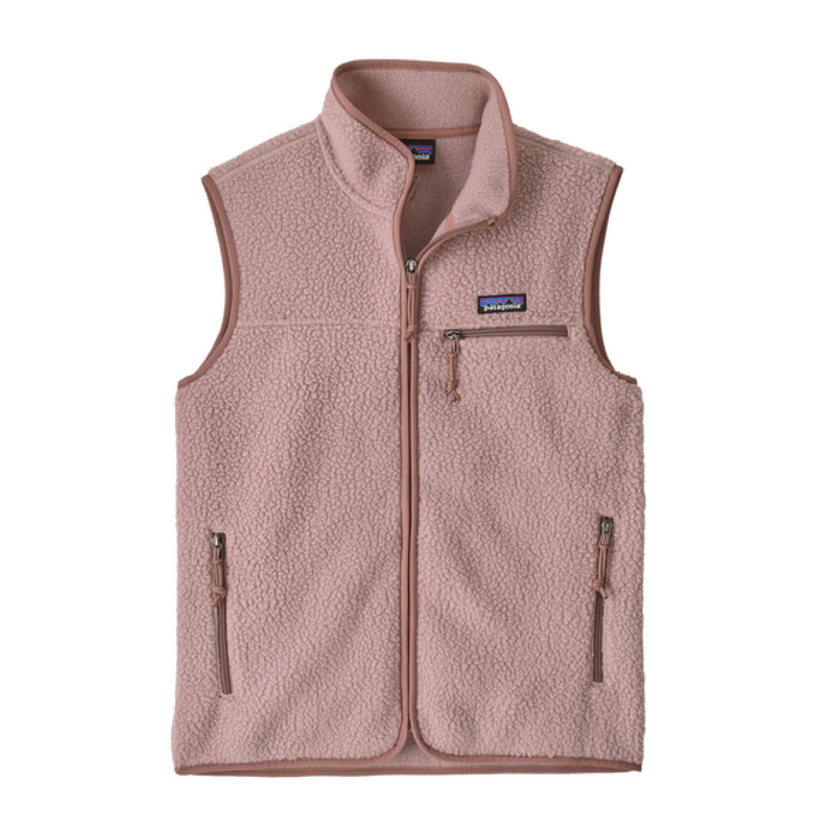 Gilet Retro Pile Donna Stingray Mauve
