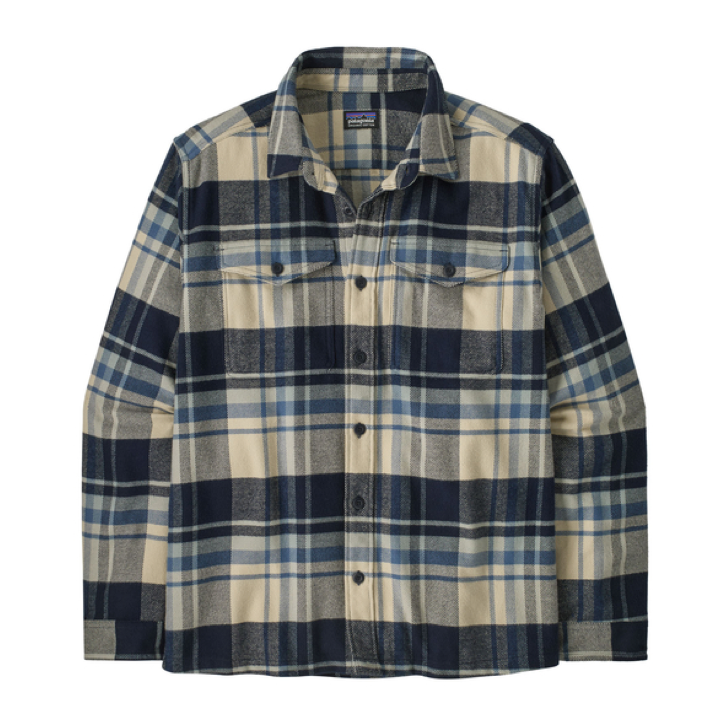 Camicia Fjord Flannel Uomo Sunken Blue