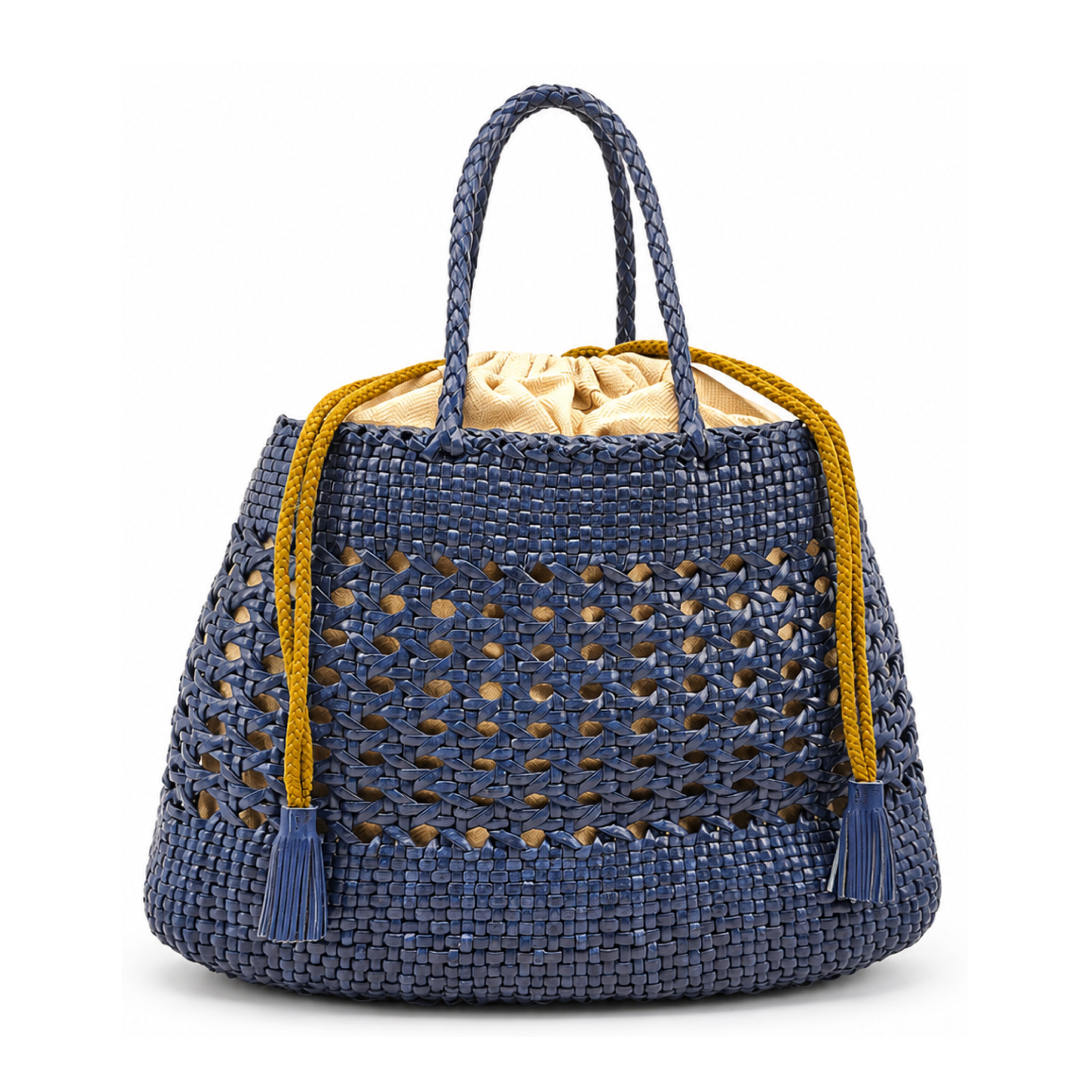 Frau Santa Cano Handtasche Navy