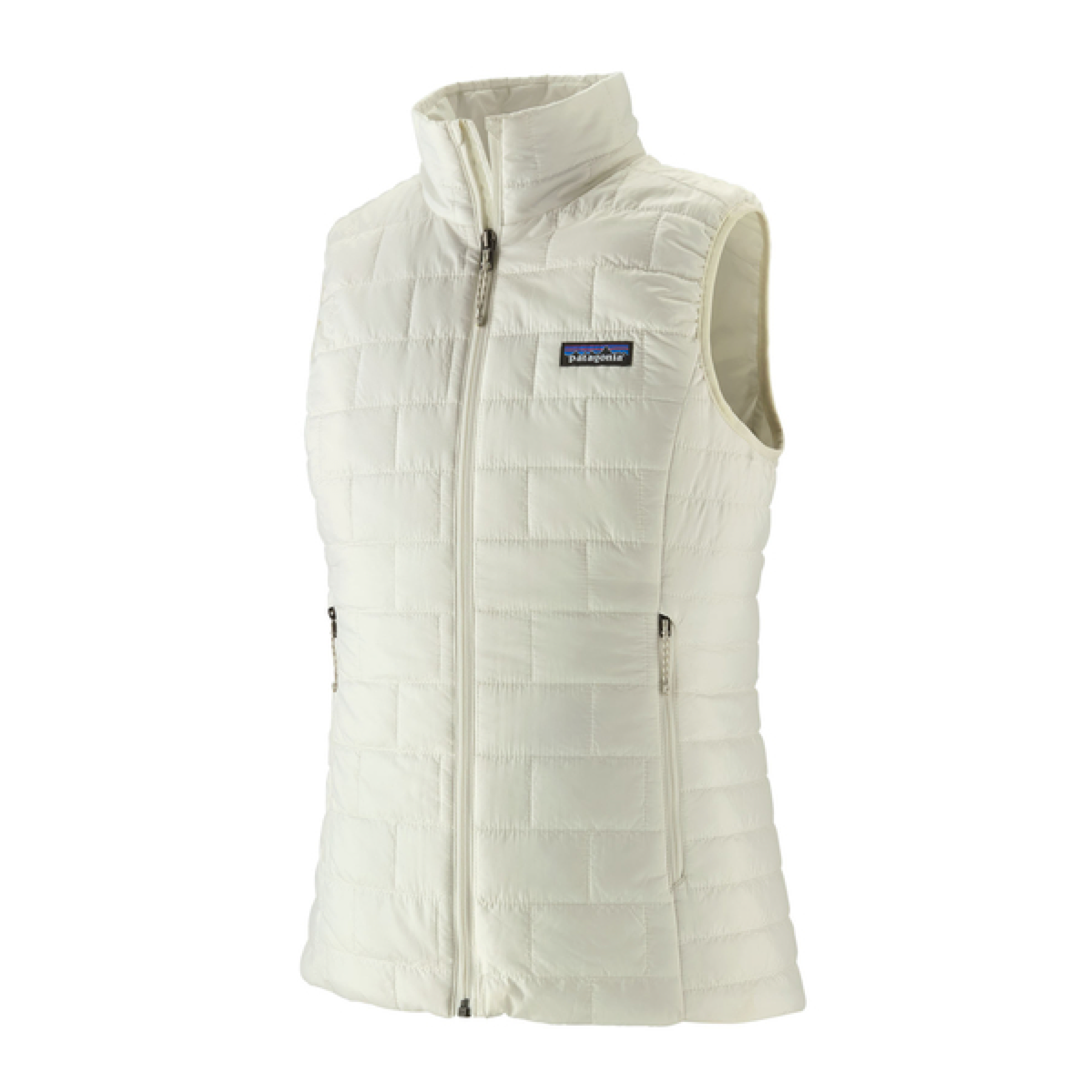 Frau Nano Puff Weste Brich White