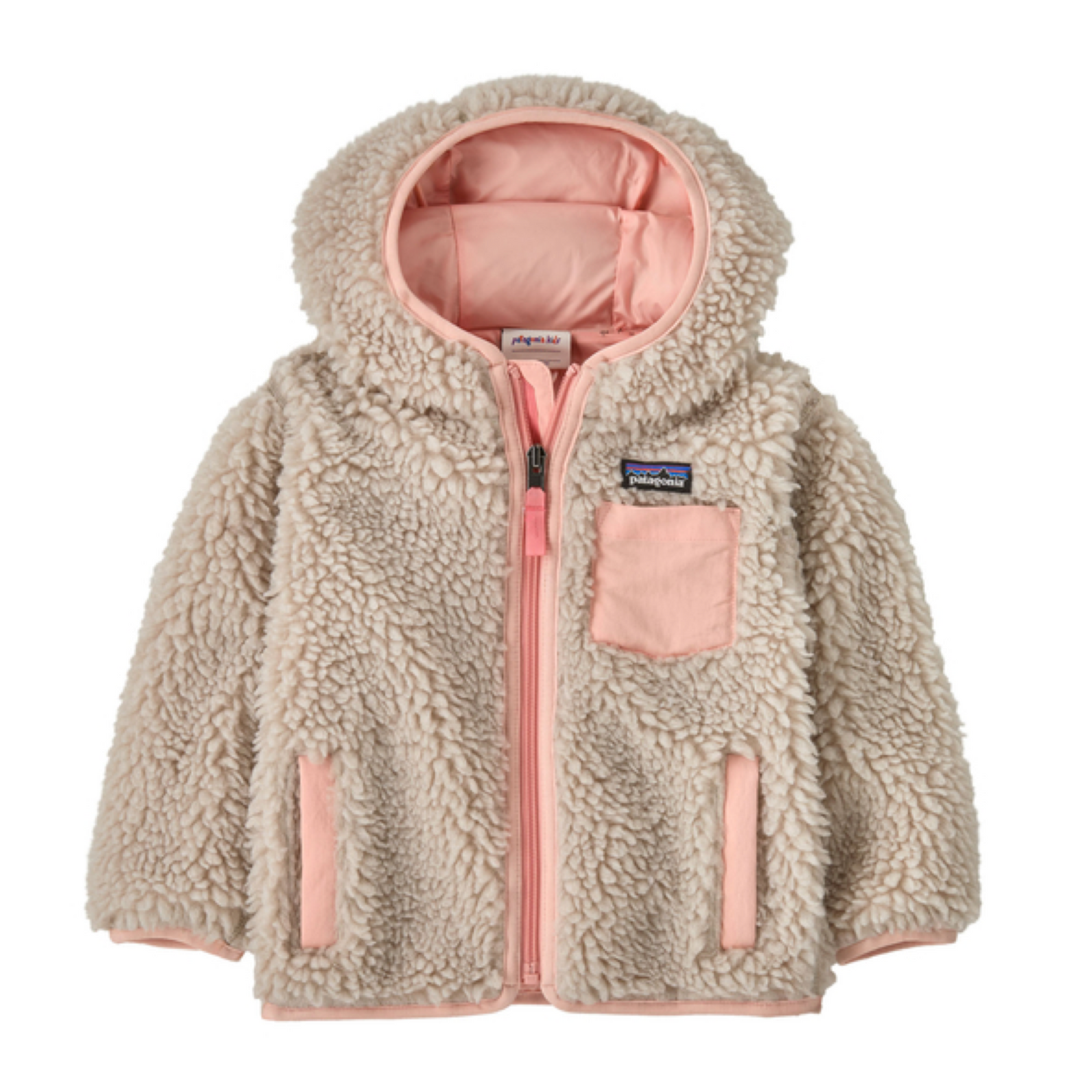 Veste Retro-X Hoody Fille Natural/Sunlit Pink