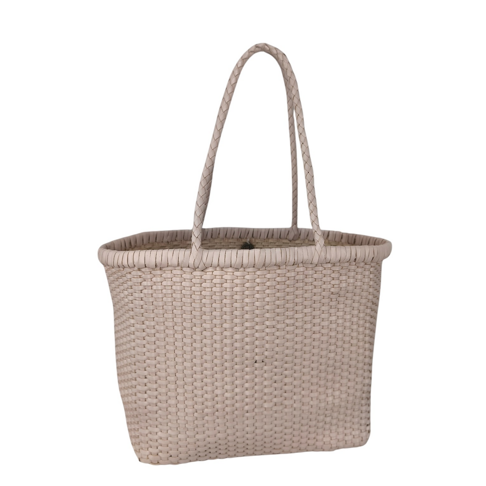 Bolsa Weave Basket Small Mujer Sand