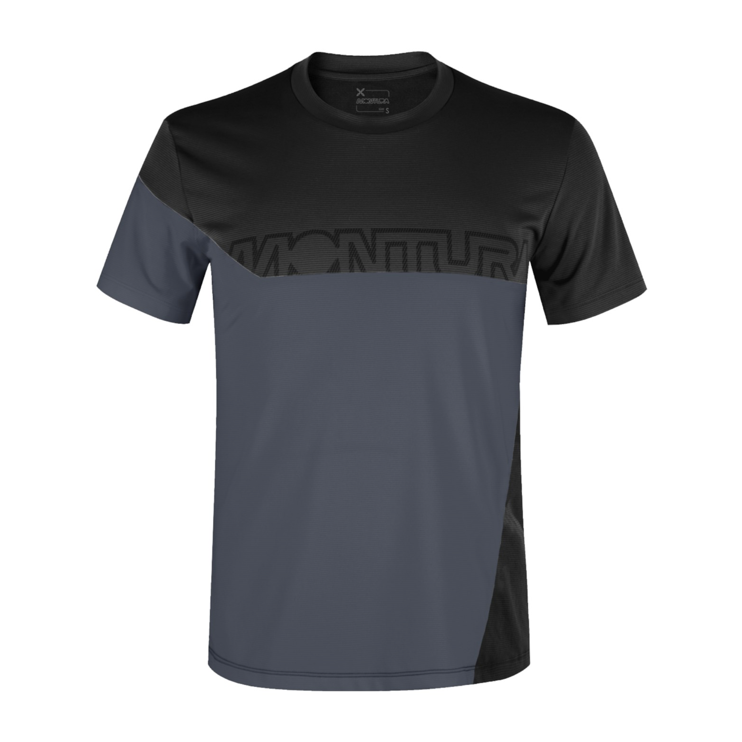 Camiseta Mix-Up Hombre Black/Piombo