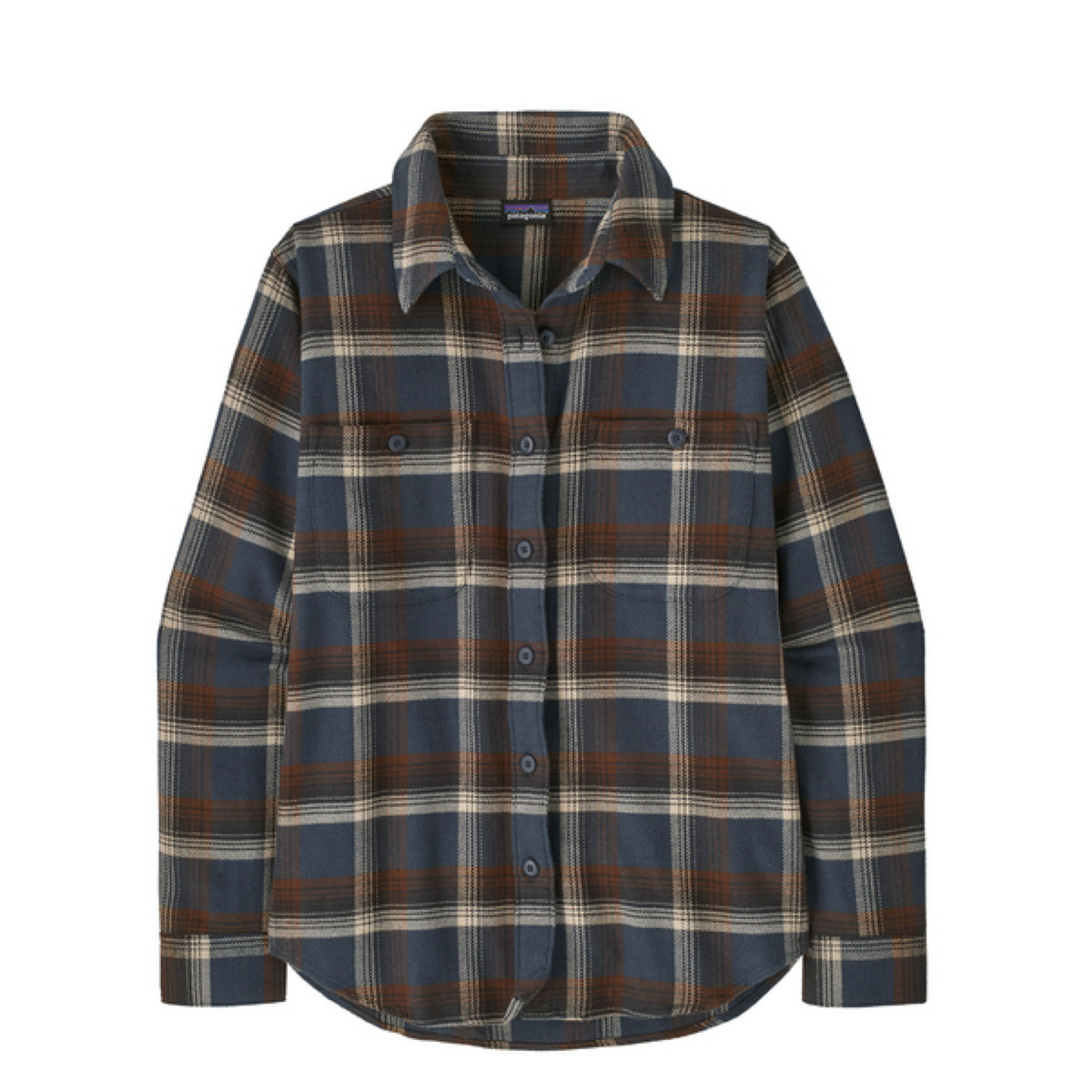 Camicia Fjord Flannel Donna Cozy Cabin/Smolder Blue