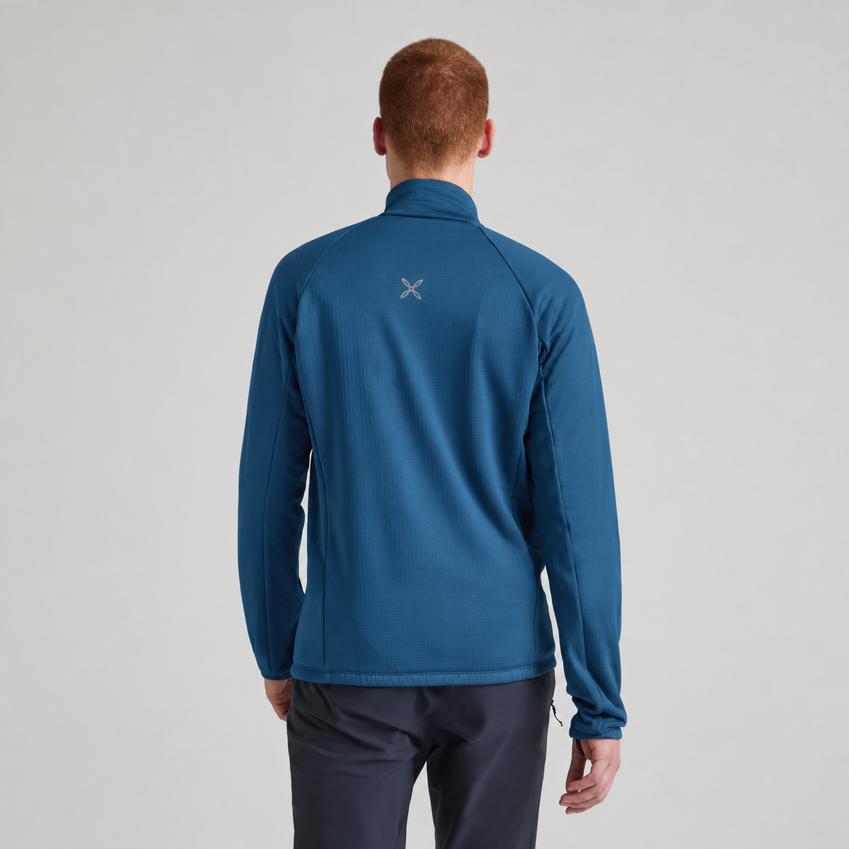 Maglia Fadis Grid Uomo Steel Blue