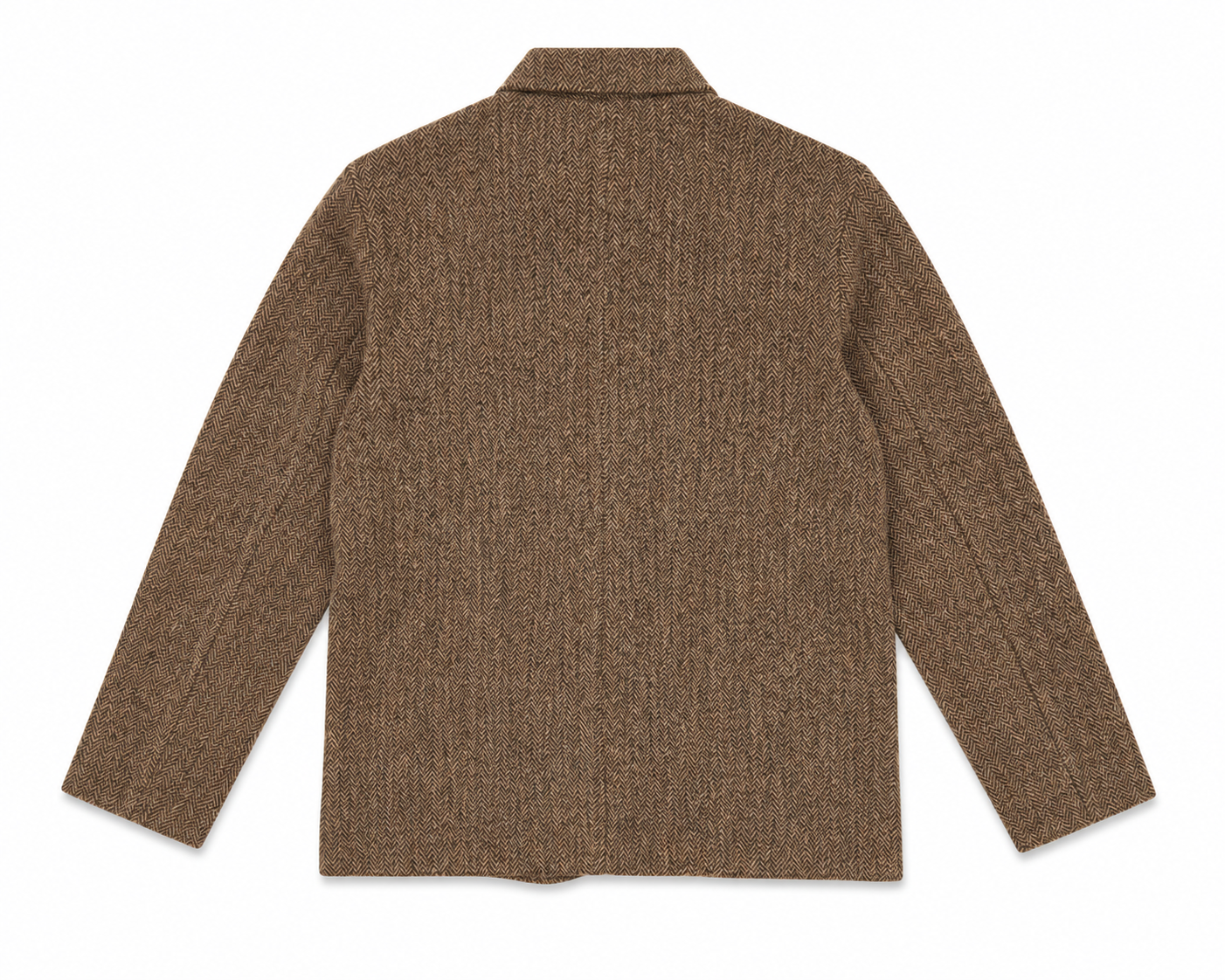 Mann Harris Tweed Jacke Sand/Brown