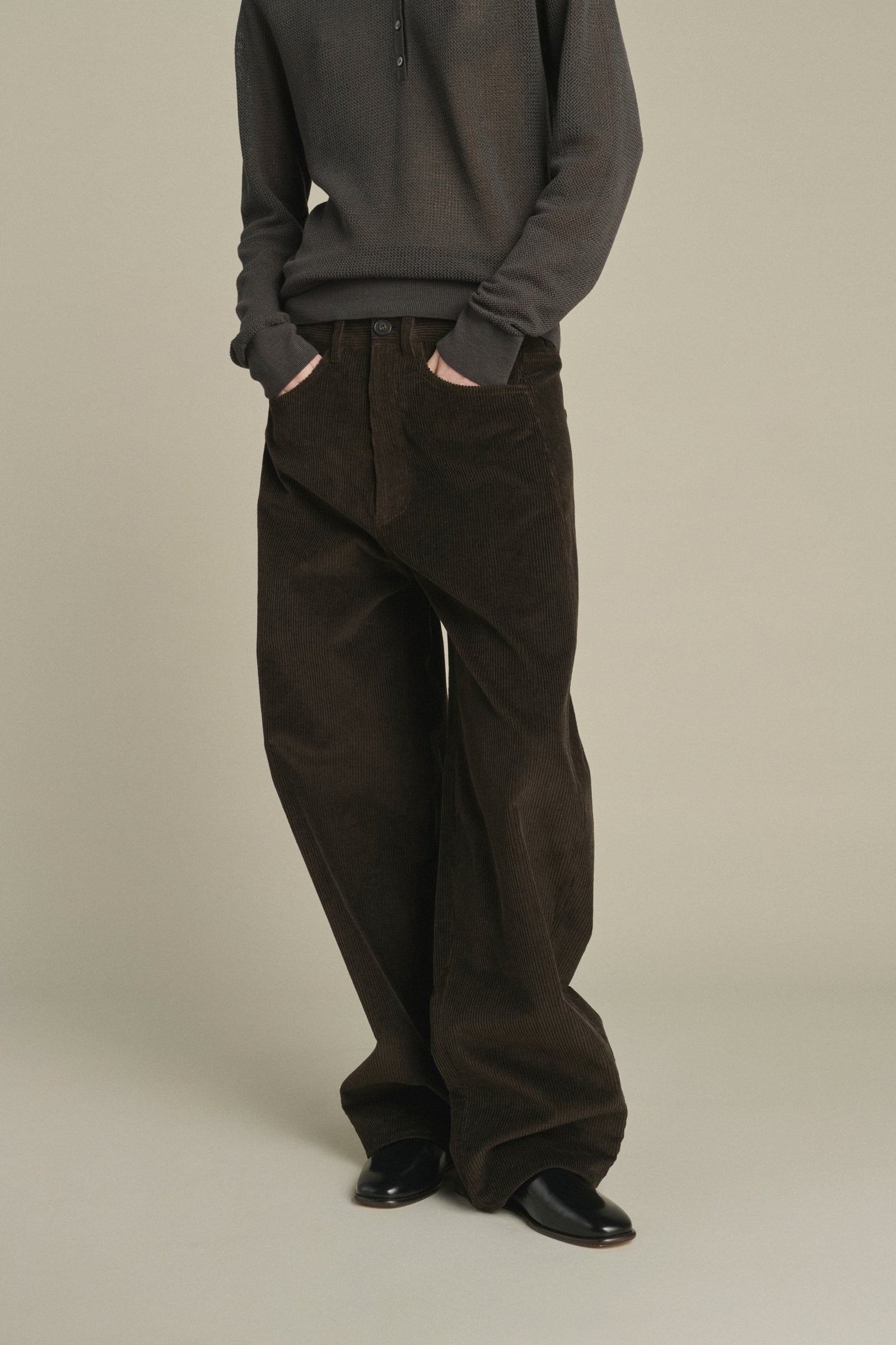 Pantalon Gunther Mujer Marron Fonce