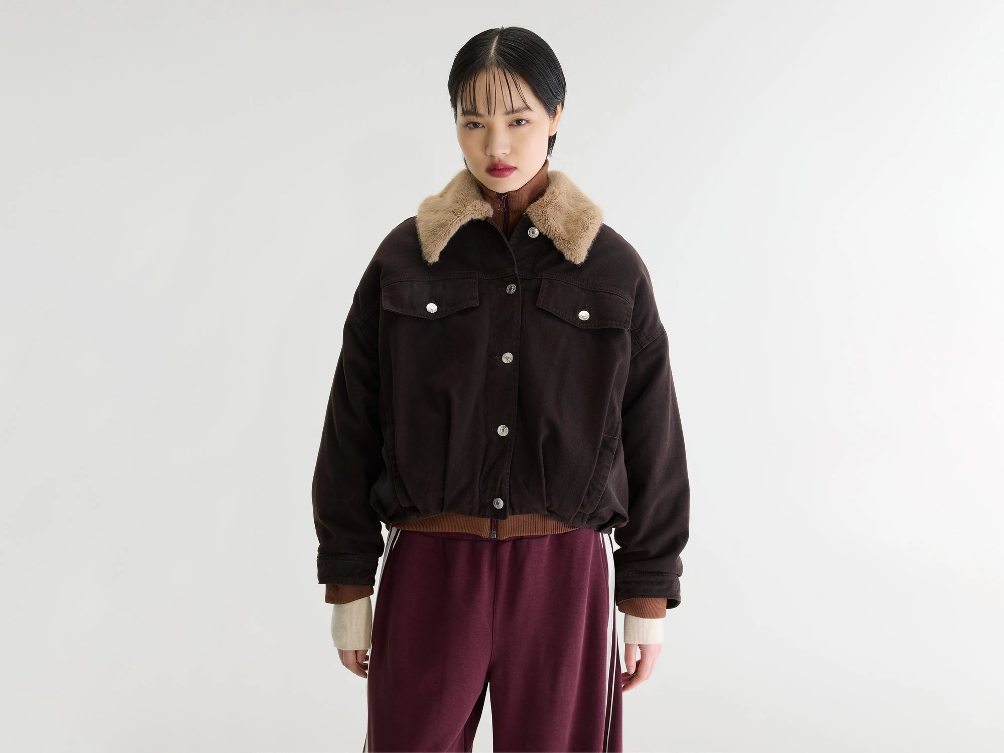 Giacca Pias Denim Donna Dark Roast