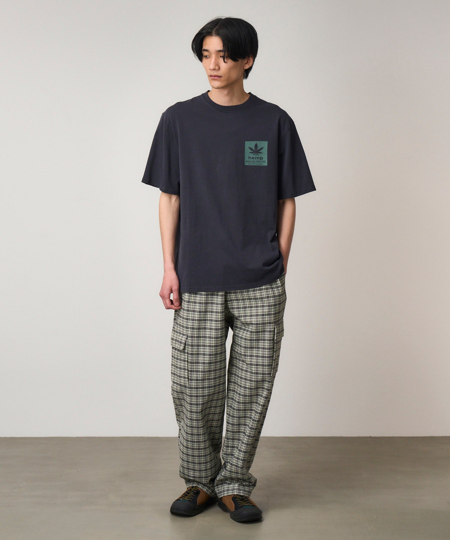 T-shirt Hemp Navy Pigment
