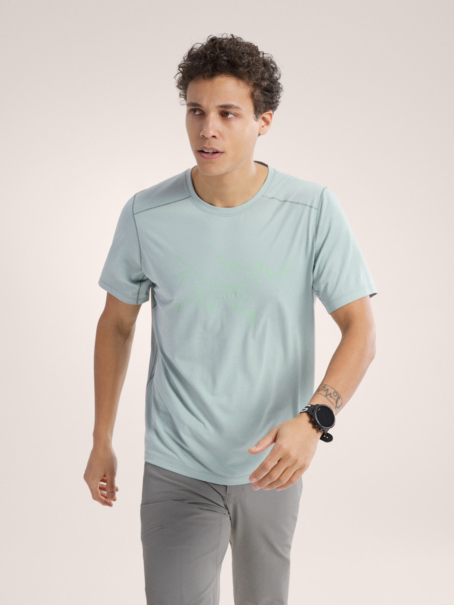 T-shirt Cormac Logo Uomo Sone Green Heather