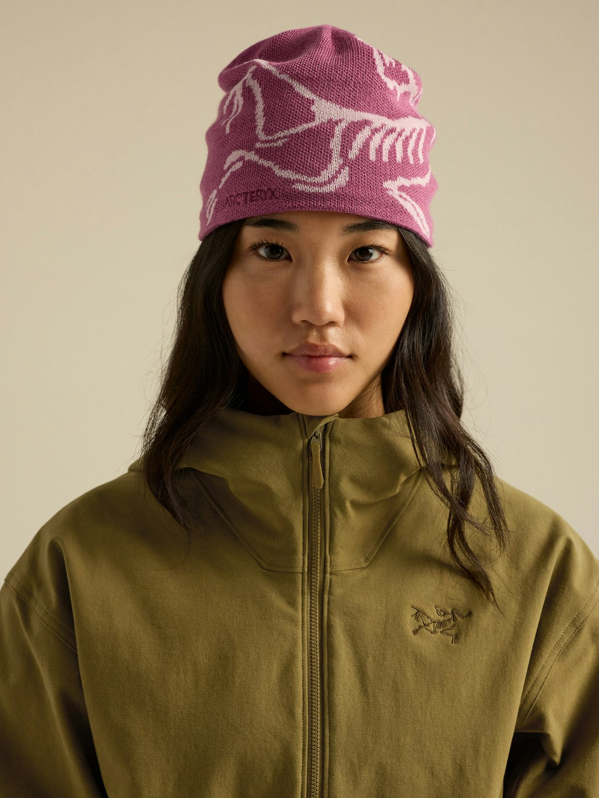 Bird Head Toque Mutze Lt Renegade/Rose