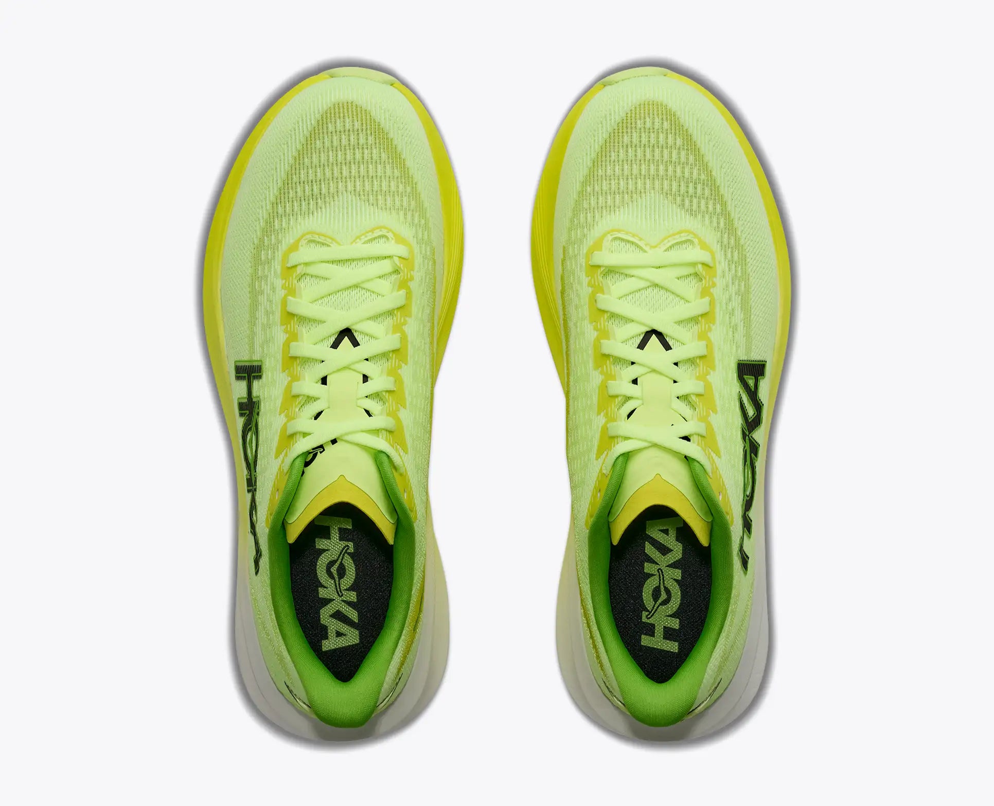 Mann Mach 7 Schuhe Neon Yuzu/Hoka Citrus