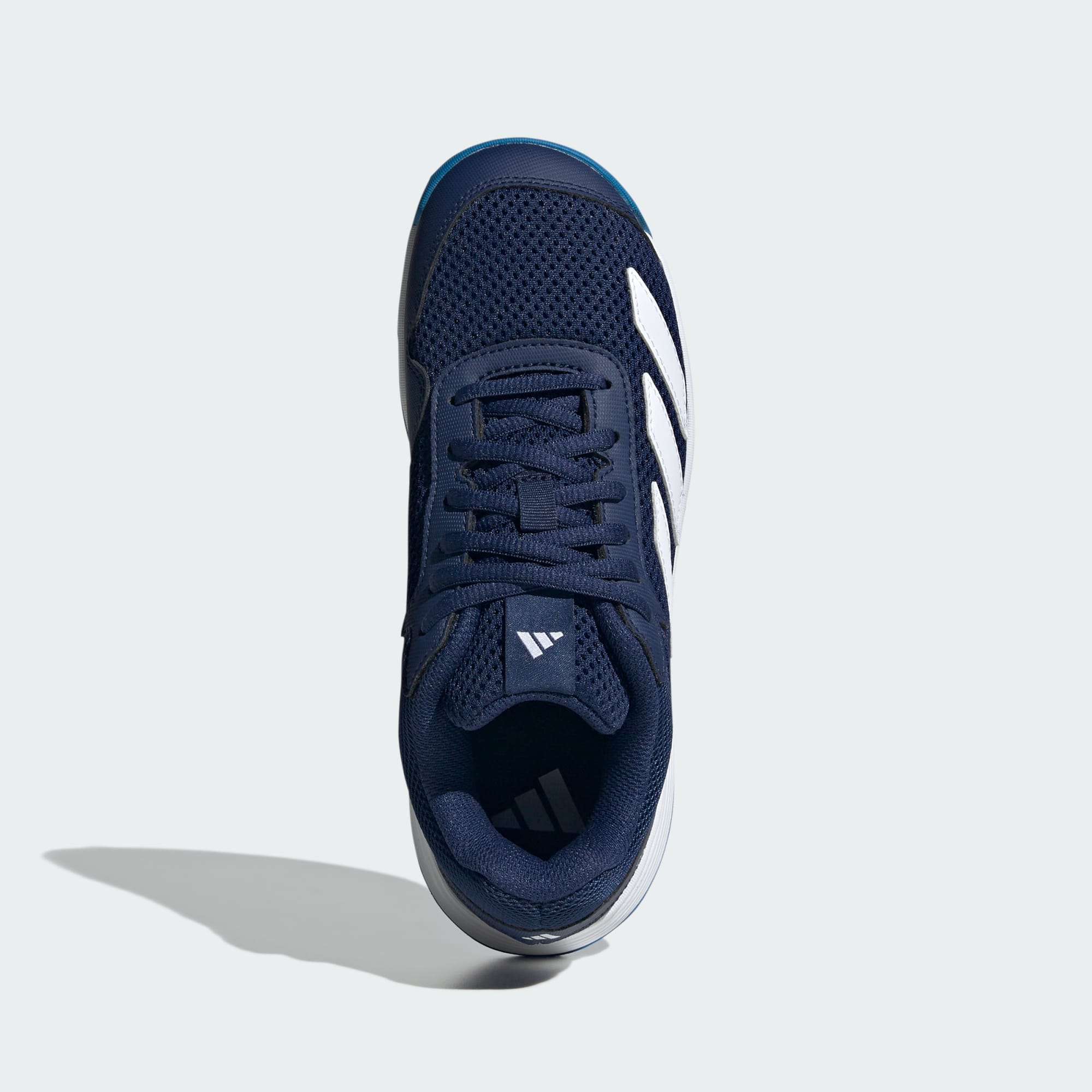 Junior Courtflash Tennis Shoes Dark Blue /Cloud White