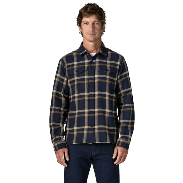 Camicia Fjord Flannel Uomo Crossing/New Navy