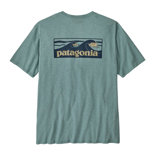 Camiseta Logo Pocket Responsibili Hombre Blue Sage