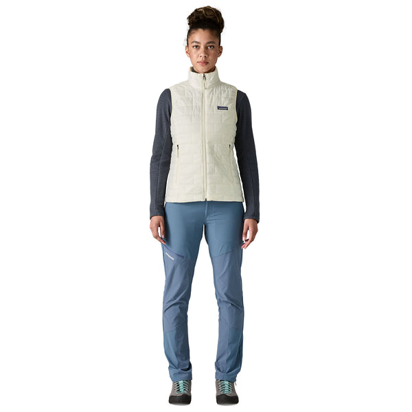 Frau Nano Puff Weste Brich White