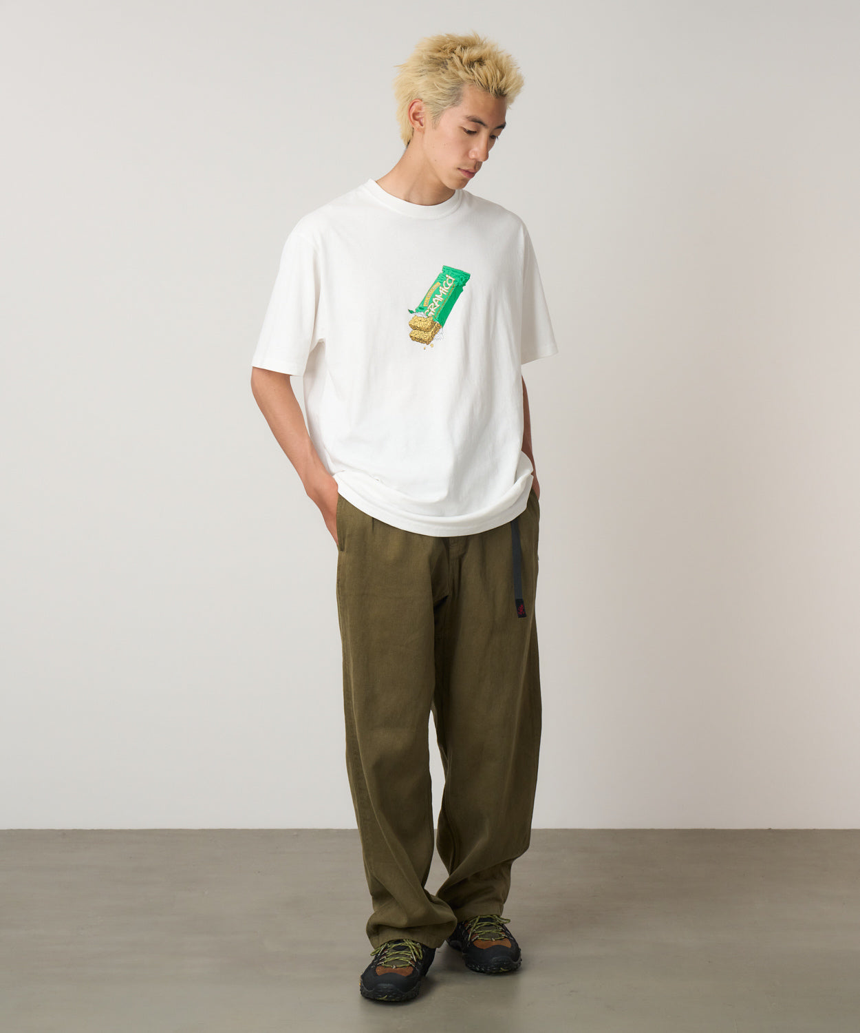 T-shirt Granola White