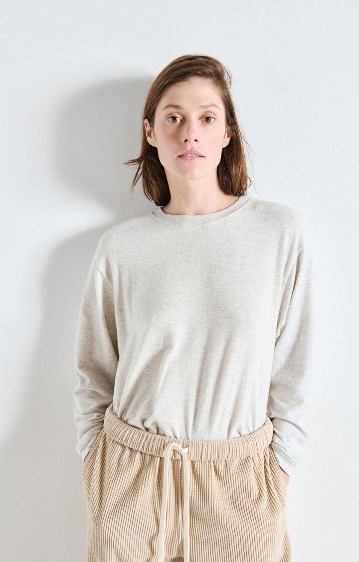 T-shirt Ypawood Femme Gris Chine