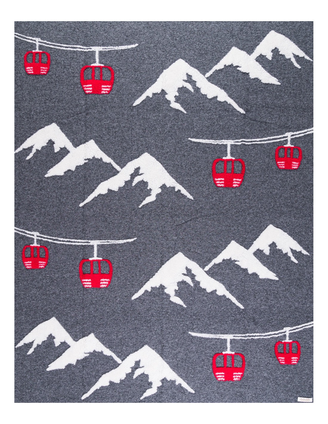 Coperta Alta Quota Ardesia/Rosso