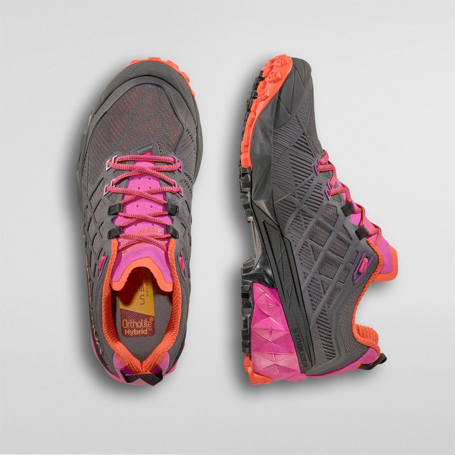 Frau Akyra II Schuhe Carbon/Cherry Tomato