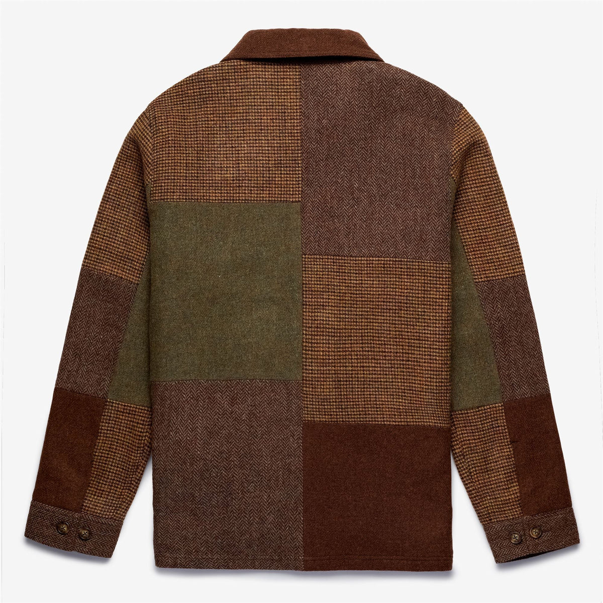 Chaqueta Dorr Patchwork Brown Multicolor