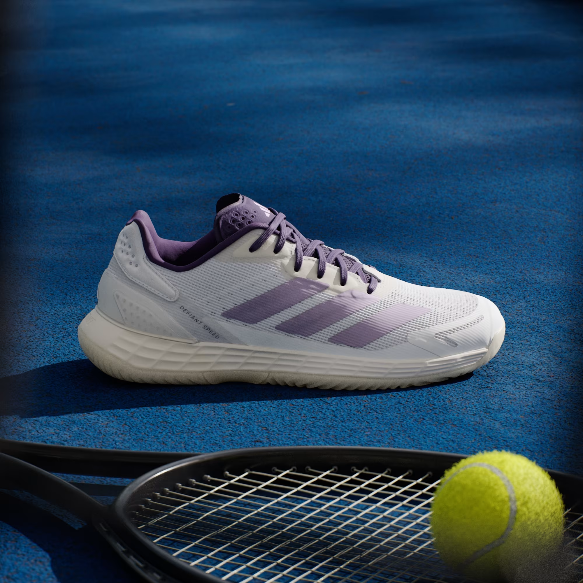 Zapatos de tenis Defiant Speed 2 Mujer Cloud White/Powder Plum/Aurora Plum