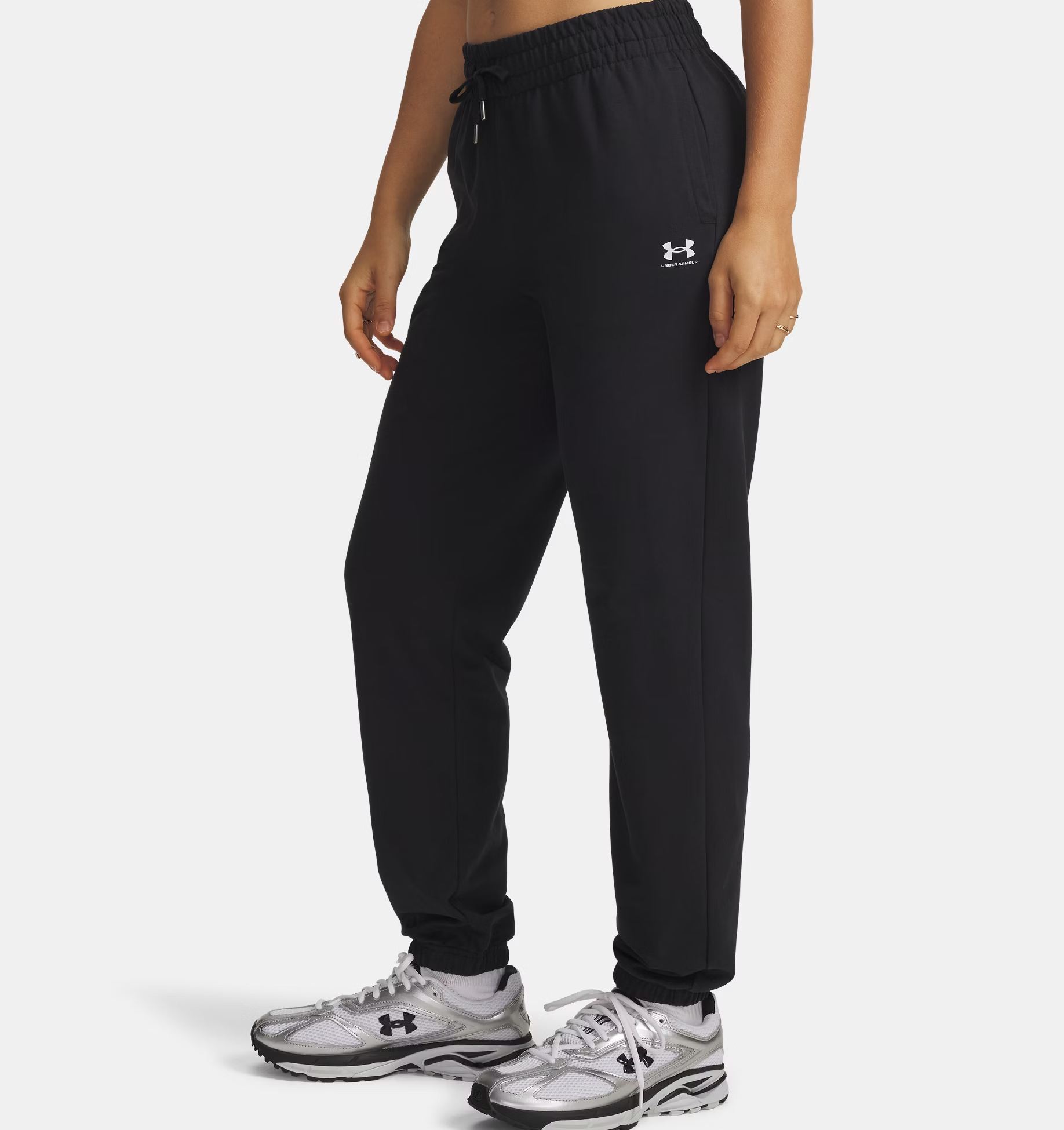 Pantaloni Sport Terry Donna Black
