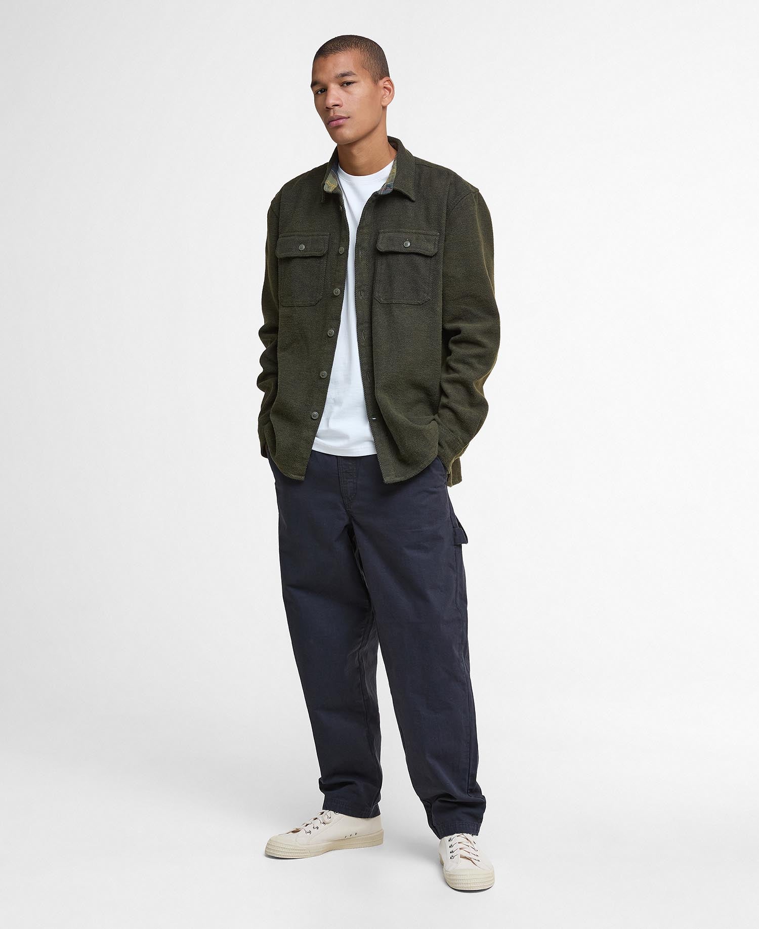 Camicia Baystone Relaxed Uomo Olive