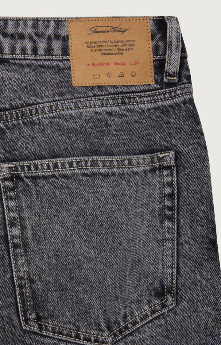 Pantaloni Yopday Boyfriend Donna Grey Salt And Pepper