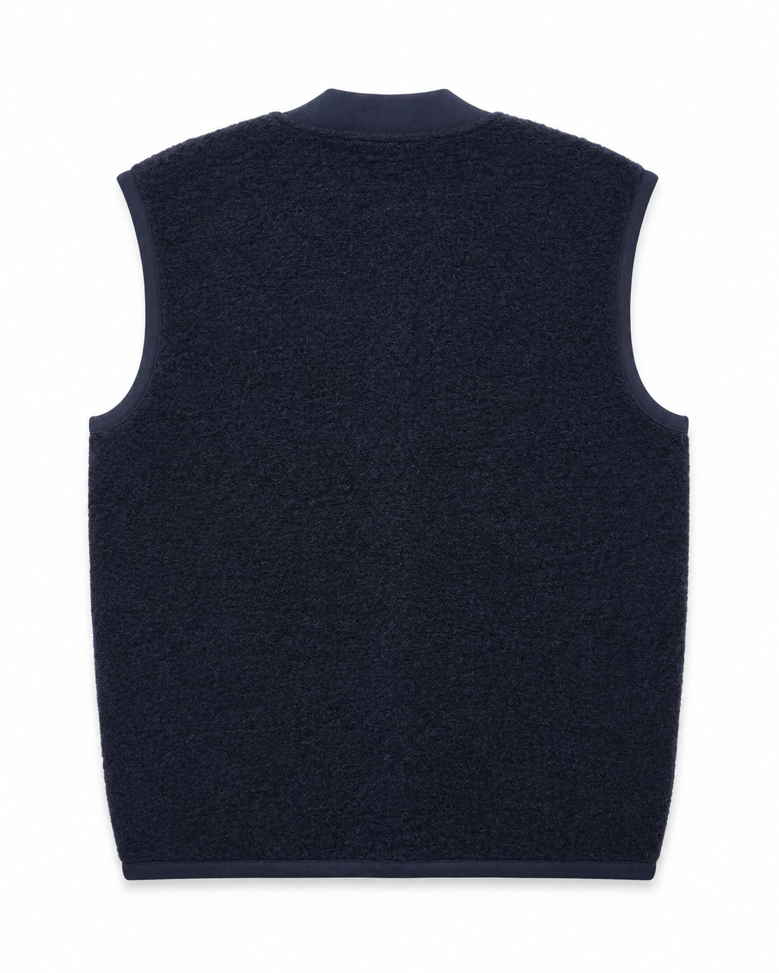 Gilet Zip Waistcoat Uomo Navy