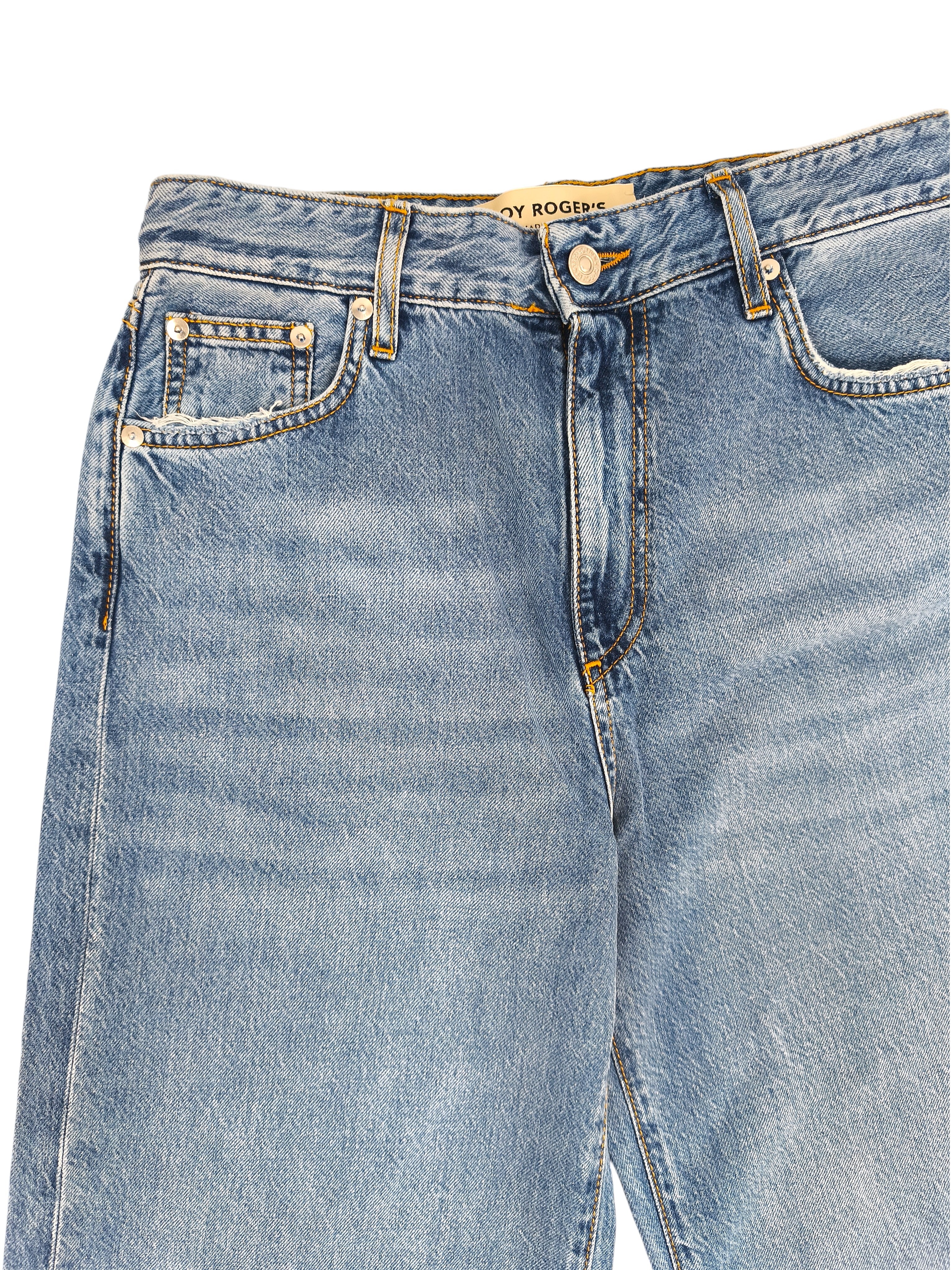 Pantaloni Super Wide Donna Ocean Denim