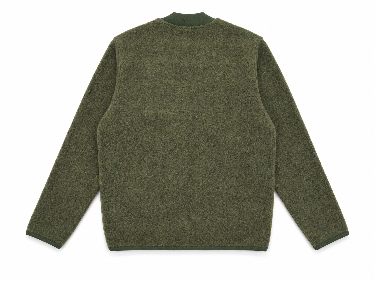 Mann Zip Bomber Jacke Olive