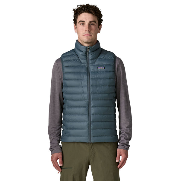 Mann Down Sweater Weste Summit Blue