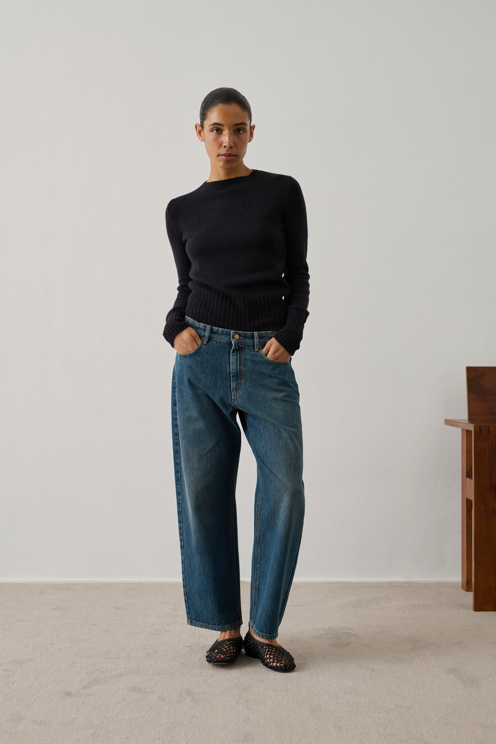 Pantaloni Harrison Donna Blue/Vert
