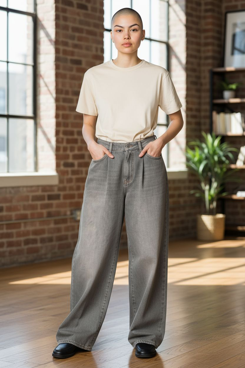 Pantaloni Velis Donna Open Black Light Wash
