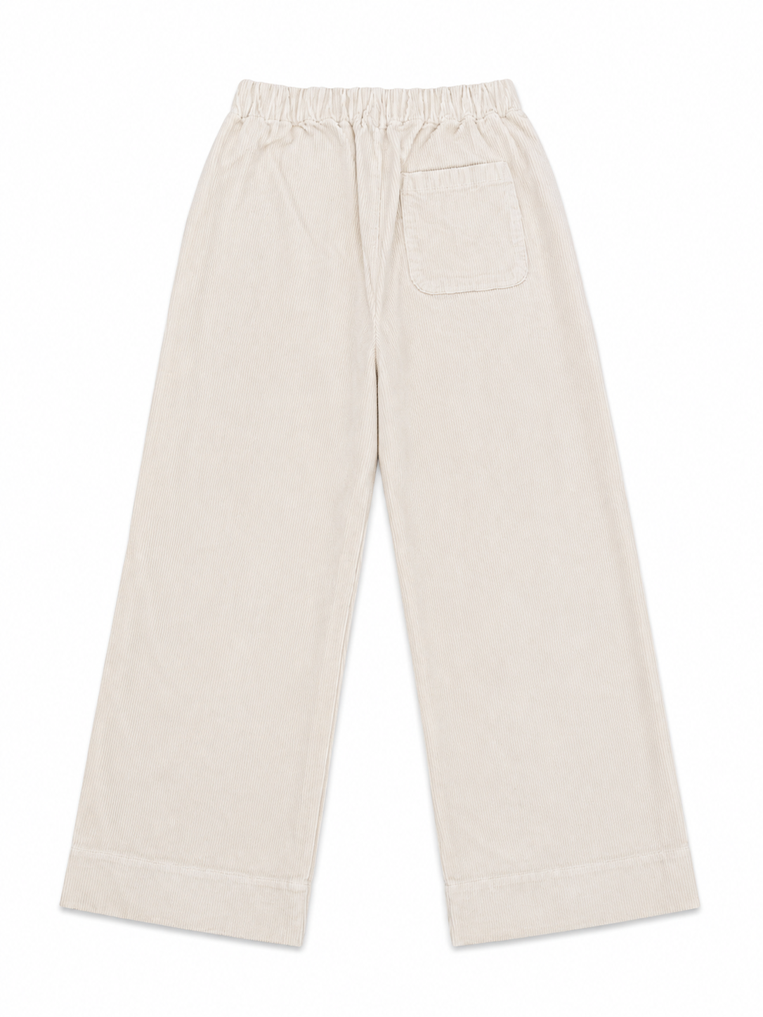Pantalon Pensil Ribbed Velvet Femme Ivory