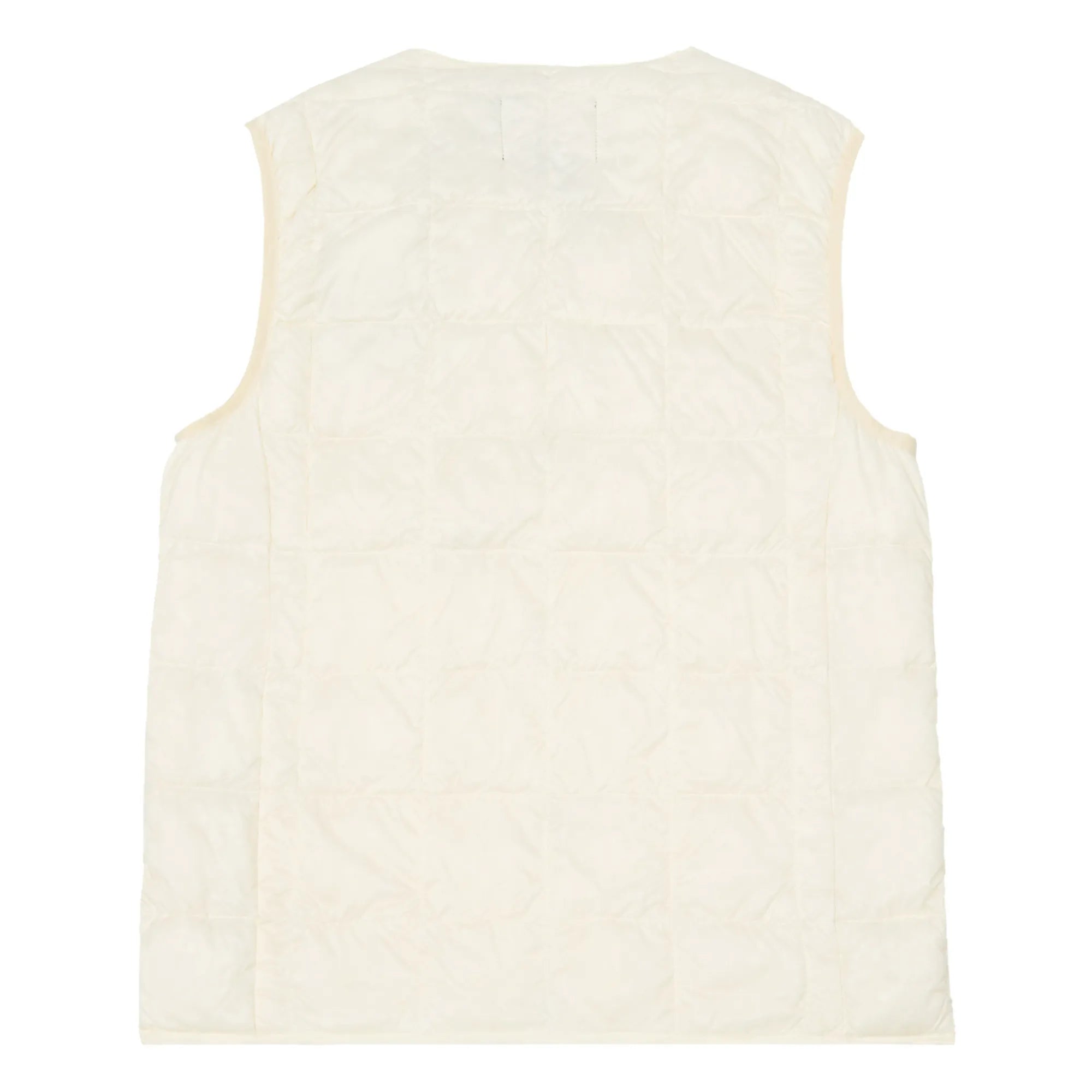Gilet Crew Neck Button Down Off White