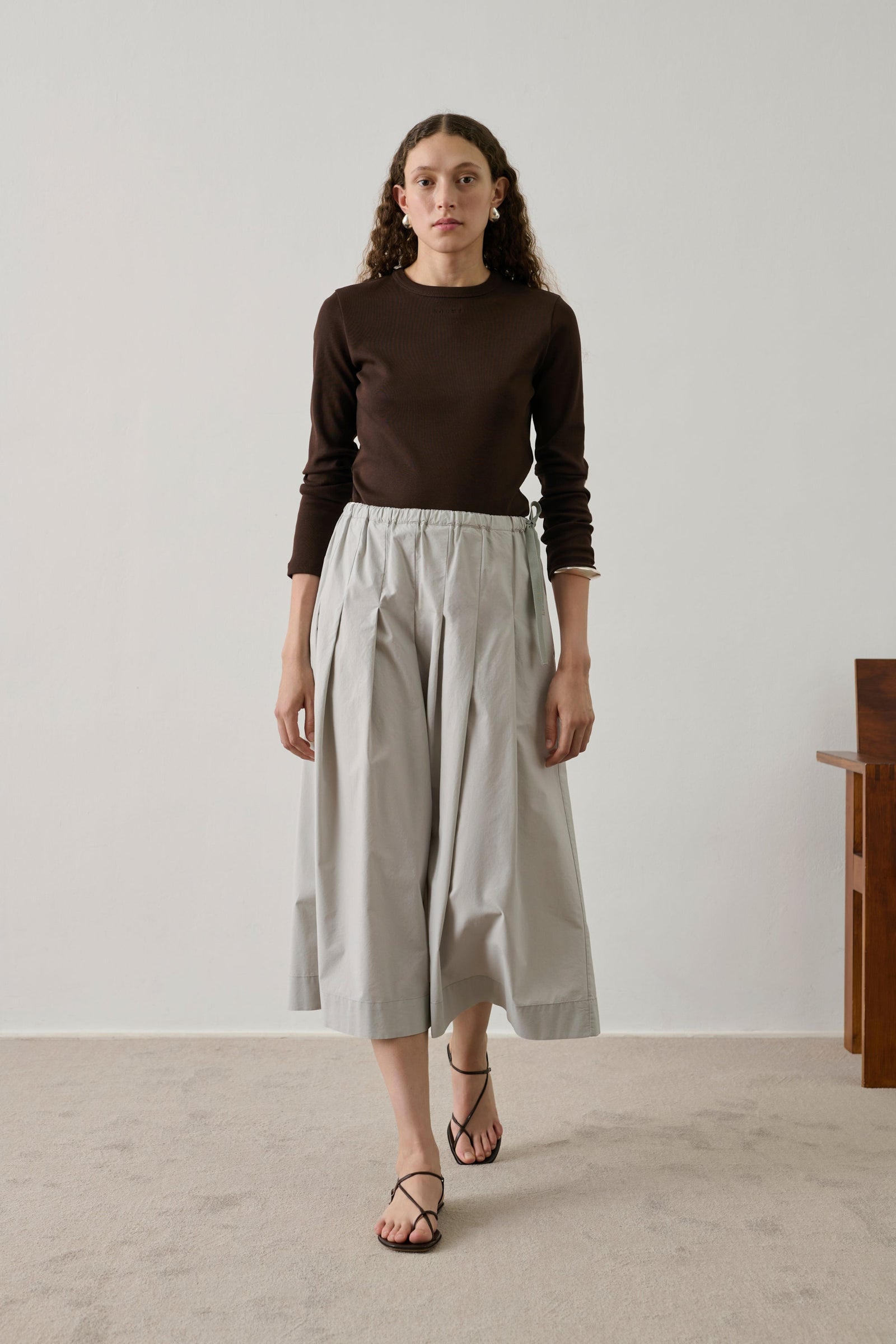 Gonna Amalia Donna Light Grey