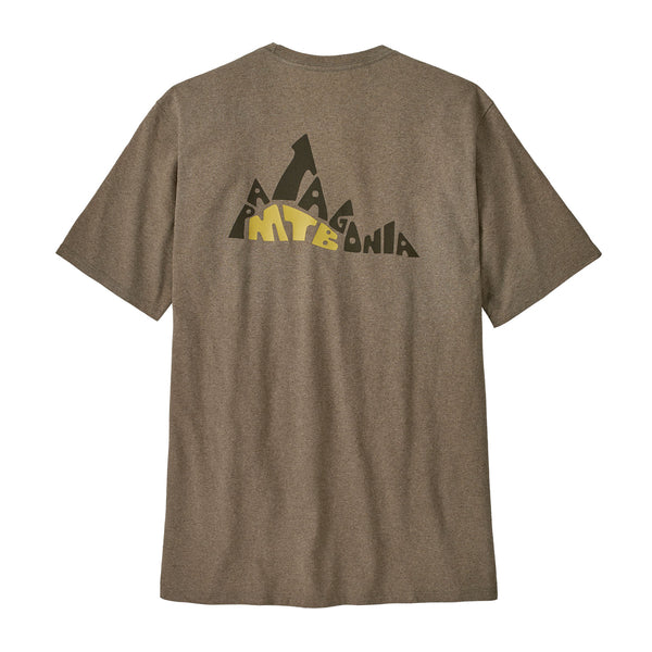 T-shirt Berm Logo Responsabili Uomo Wing Grey